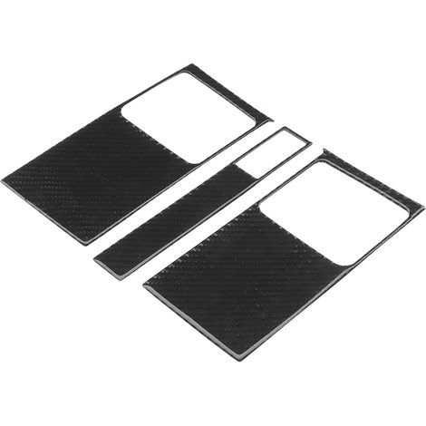 Ensemble de 3 caches de ventilation centrale en fibre de carbone, compatible avec Honda CRV 07-11 (1/5)