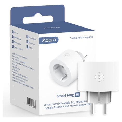 Prise connectée Aqara intelligente, Nécessite Hub Zigbee 3.0 Blanc (1/5)