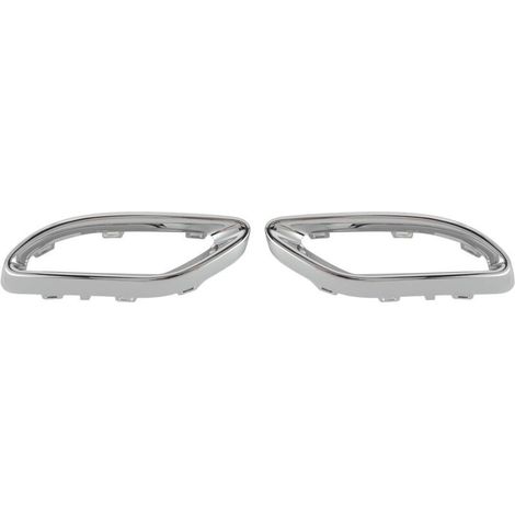 Embellecedor cromado brillante para la punta del tubo de escape, pieza de repuesto para Mercedes-Benz ABCE GLC CLS clase W177 W247 W205 W213 X253 C257
