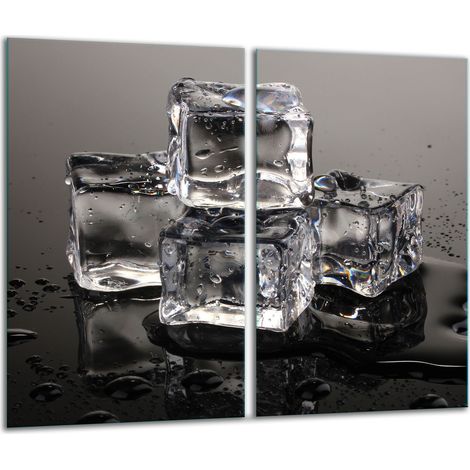 Schneidebrett aus Glas, 2x 30x52 ICE (1/5)
