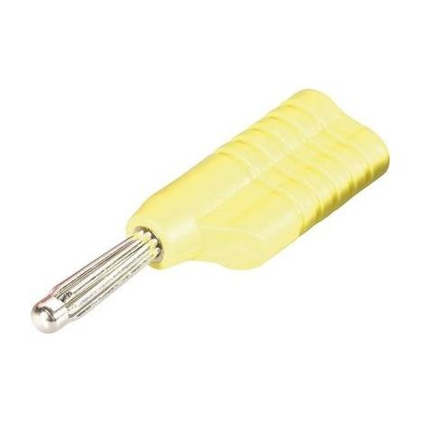 Schnepp S 4041 L ge Spina di test Spina dritta Ø perno: 4 mm Giallo 1 pz.