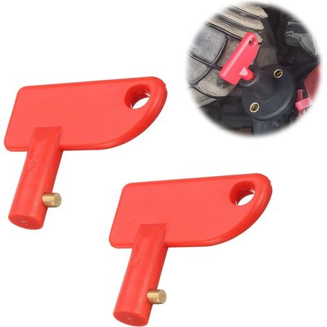 12V/24V Battery Switch Pure Copper Main Detachable Keys for Vehicle Boat Car (1/5)