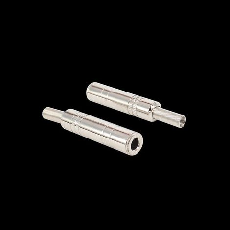 6,5 mm weibliche Stereo-Audiobuchse aus Metall zum Löten, 6,35 mm weibliche Mikrofonbuchse zum Löten, für Zweikanal-Mischpult. (1/5)