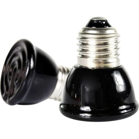 Lampa de incalzire ceramica de 100W, lumina de incalzire neluminoasa pentru animale de companie, pentru reptile, acasa, 220V, negru (1/5)