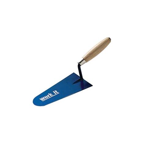 CAZZUOLA WORK-IT PUNTA TONDA MANICO IN LEGNO- - mm.180 - 41222 - 6 pezzi AUSONIA