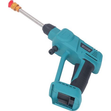 Pistolet à eau portable haute pression avec batterie au lithium, machine d'arrosage et de nettoyage multifonctionnelle sans fil 6 en 1, adaptée au lavage de voiture, à l'arrosage des fleurs et au nett (1/5)