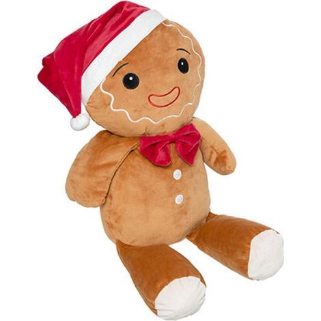 Déco de Noël Peluche Pain d'épice H 50 cm - Feeric Christmas (1/2)