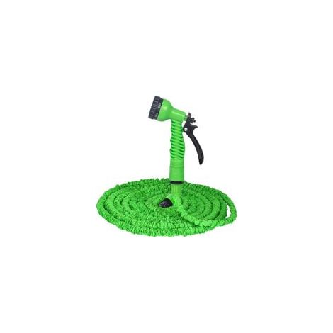Tuyau d'Arrosage Élastique 5m 14m INCL Pistolet d'arrosage 7 Jets Tuyau d'Irrigation pour irriguer Le Jardin arroser Les Plantes