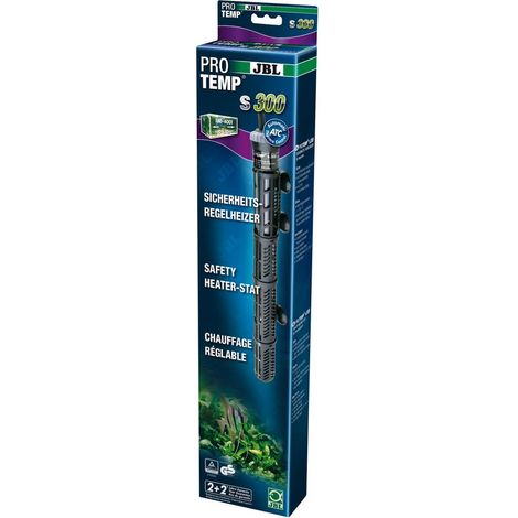 JBL ProTemp S 300 - Aquarienheizung 300W Sicherheits-Regelheizer + Schutzkorb
