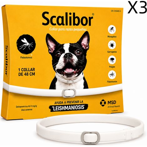 3er-Pack Floh- und Zeckenhalsbänder für Hunde, 48 cm – Schützt vor Flöhen, Zecken und Mücken – Bis zu 12 Monate Schutz – Verstellbar und wasserabweisend – Für kleine und mittelgroße Hunde
