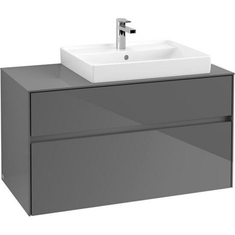 Villeroy & Boch Collaro Waschbeckenunterschrank, 2 Auszüge, (1/3)