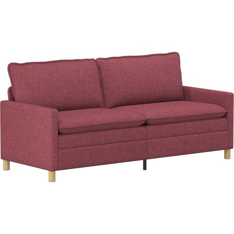 Sofa Weinrot 196 x 81 x 87,5 cm Stoff vidaXL