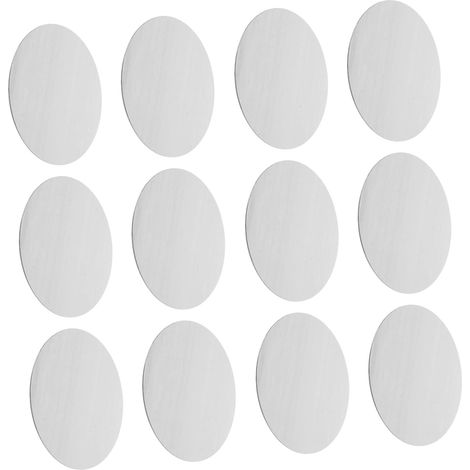 30 Pièces Plaque Magnétique Adhésive Ronde Acier Inoxydable pour Support Téléphone Voiture Disque Métallique Compatible Plusieurs Modèles Fixation Sécurisée (1/5)