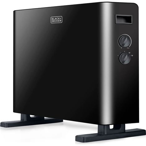 Black & Decker BXCSH2000E Elektrische Raumheizung Drinnen Schwarz 1,9 W Elektrischer Konvektor-Raumheizer