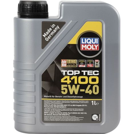Olio motoe Top Tec 4100 5W-40 1L (1/2)