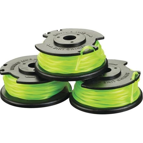 3er-Pack Einzelfadenspulen für RYOBI RTL Rasentrimmer (1/5)