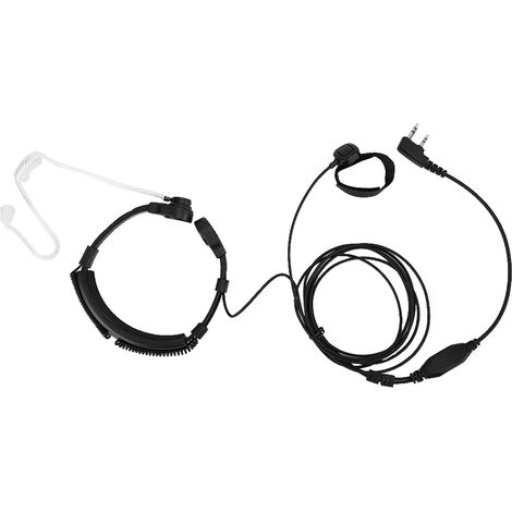 Talkie-walkie, Vibration de la gorge, Microphone, réduction du bruit, casque d'écoute (1/5)
