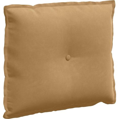 Back Pillow Brown 60 x 50 cm Corduroy Fabric vidaXL