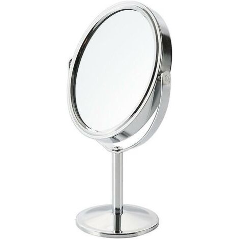 Miroir grossissant pivotant à 360 degrés, miroir de courtoisie avec support et base amovible-8pouce (1/5)