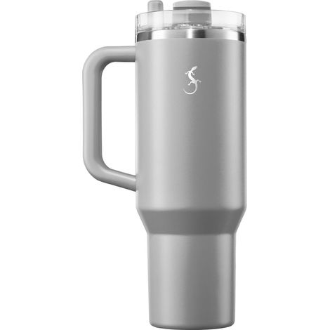 Taza térmica grande Lurch, acero inoxidable, 1,2 L, gris. (1/5)