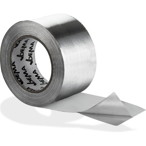 Alu Klebeband Aluminiumband Aluminium Rolle Aluband 75 mm x 50 m Band Isolierung (1/2)