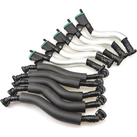 10-teiliges PCV-Öl-Wasser-Abscheider-Entlüftungsrohrset für Audi Q5, A3, A4, Leon und Toledo, Teilenummern: 06J103221B, 06H103226A