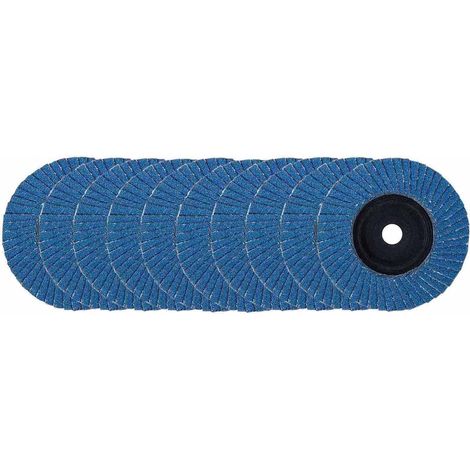 10 Pcs Flap Discs 76 mm Steel Grinding Discs Grit 120 (1/5)