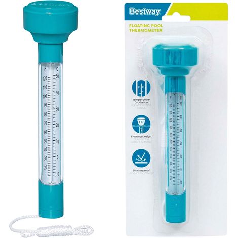 Thermomètre flottant pour piscine, 58072, compatible avec Bestway 58072, pour mesurer la température de l'eau dans les piscines, les spas, les jacuzzis et les aquariums.-AquaForge (1/5)