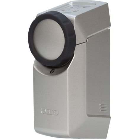 Cylindre électronique pour porte CFA3100 S avec application, code, reconnaissance par empreinte digitale, clavier en argent (1/5)