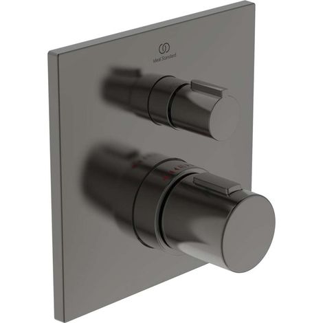 Ideal Standard CeraTherm - Miscelatore doccia termostatico ad incasso, Magnetic Grey A6956A5 (1/4)