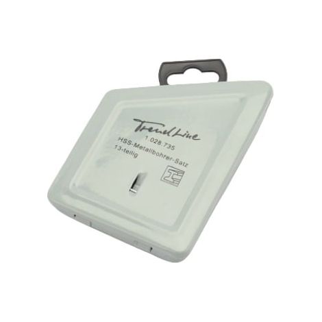TrendLine Bohrer-Set für Metall 13-teilig Rundschaft Metallbohrer (1/2)