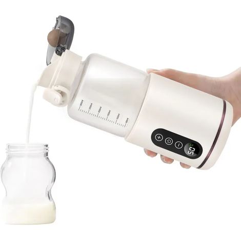 Chauffe Biberon Nomade, Chauffe Eau Portable Voiture 300ml, Chauffe-plats pour Bébé Visuel avec Contrôle de Température (1/5)