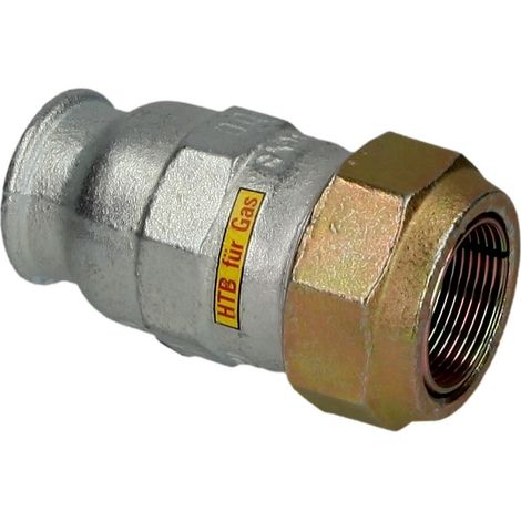Gebo Temperguss-Klemmverb. für Stahlrohr Typ IT 1/2" für Gas, mit Innengewinde