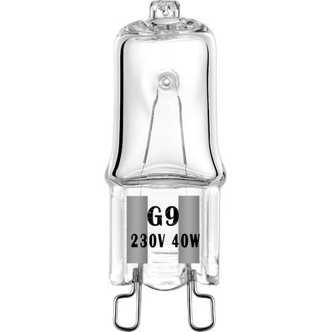 Lot de 4 Ampoule halogène G9 Pour Four Oven 40W 230V Ampoule à Tolérance de 300°C [Classe énergétique G] (1/5)