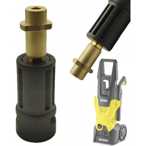 Adaptateur Baïonnette - Pour Nettoyeur Haute Pression - Raccord Laiton - Pression Max 160 Bar - Température Max 60 °C - Compatible Série K - 1 Pièce