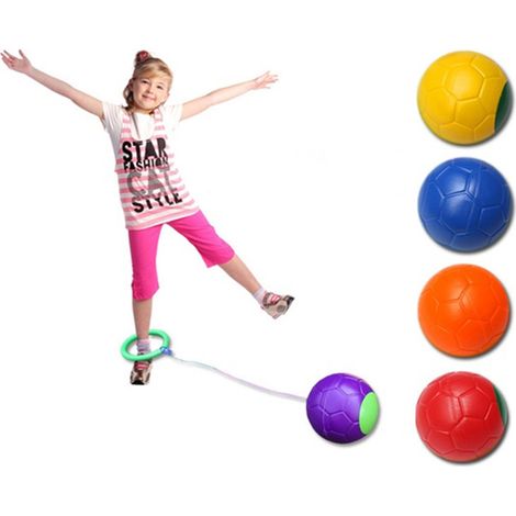 Jouet de balle sautante Balle de tir à un pied Balle rebondissante Équipement de fitness sautant Jouets (1/4)