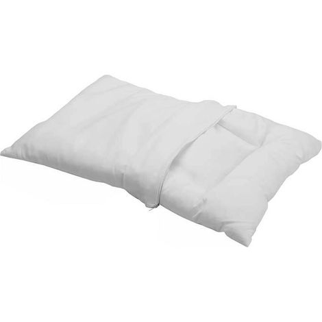 Oreiller de lit de bébé en fibre Anti-acariens pour bébé fermeté optimale 50 cm (1/4)