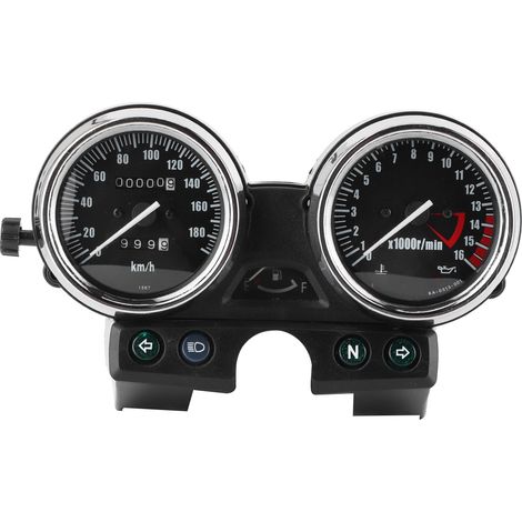 Drehzahlmesser für Motorräder, ABS-Motorrad-Tachometer, Drehzahlmesseranzeige, einfache Installation für ZRX400 750 1100 1994-1997. (1/5)