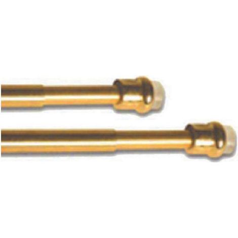 Coppia Bacchette Bastoni per tende ottone 50 cm x 7 mm