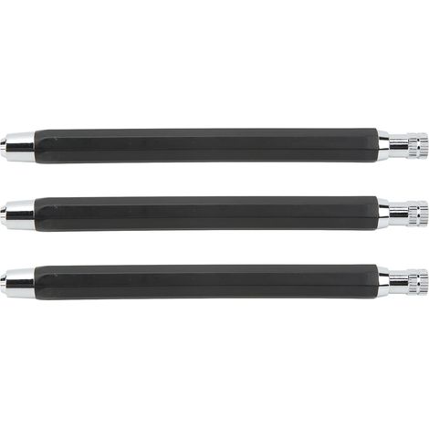 3-teiliges Set aus 5,6-mm-Druckbleistiften für Holzbearbeitung, schwarz (1/5)