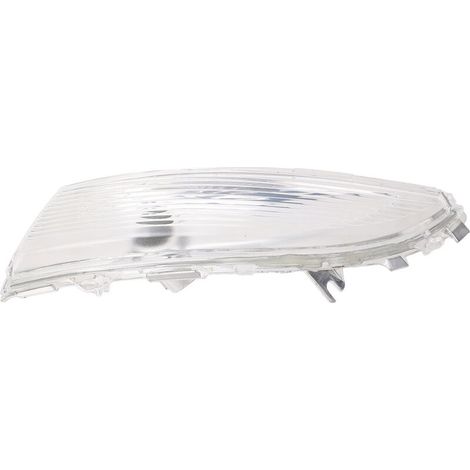 Boîtier de feu indicateur de rétroviseur extérieur, antichoc, couvercle de feu indicateur de rétroviseur extérieur transparent, convient aux modèles 2013-2019 (côté gauche (261659450R)). (1/5)