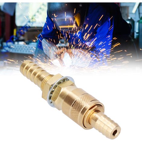 Raccord rapide pour tuyau de soudage TIG M10 or (1/5)