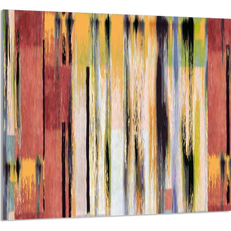 PANNELLO IN VETRO PER CUCINA 65x60 Colorato (1/5)