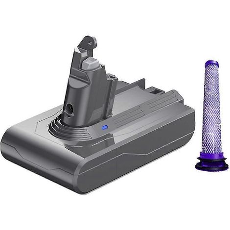 21,6V V6 DC62 Akkuadapter + Front-/Heckfilter als Ersatz für Dyson V6 SV04 SV03 DC58 DC59 DC61 DC74 (1/4)