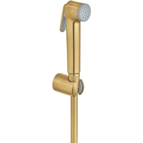 Grohe Tempesta-F - Ducha de bidé con soporte y manguera, Cool Sunrise cepillado 27513GN1 (1/3)