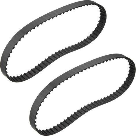 2X 142XL Courroie de distribution en caoutchouc, poulies de courroie de distribution synchrone à boucle fermée, largeur 10 mm() (1/4)
