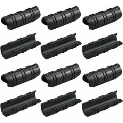 100 Pcs Serre Clips 25mm Clips Serre de Jardin Résistance aux Températures Elevées Fixation Bache Serre Durable Facile a Utiliser pour Fixation Serre Bannière Tuyau Jardin Films - Noir..DEBUNS (1/4)