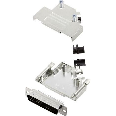 Kit embase SUB-D mâle Nombre de pôles: 44 encitech D45ZK25-HDP44-K 6355-0013-03 45 ° fût à souder 1 (1/2)