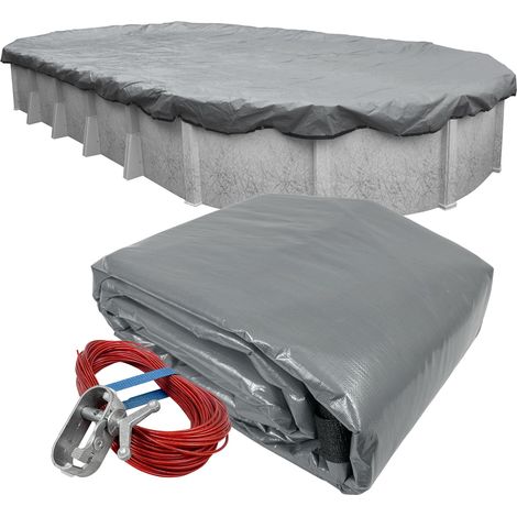 Bâche de Piscine hivernale Ultra 4,9 x 7,6 m 301625-4 (1/5)