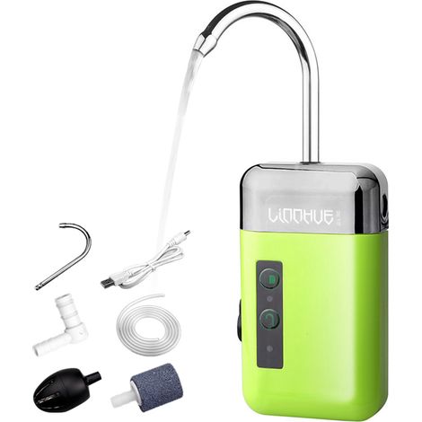 SJLERST Pompe à eau automatique à 3 modes Pompe inductive automatique Mini pompe à air avec recharge USB (1/5)